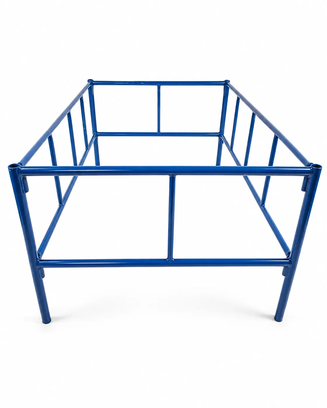 Barandales azules de seguridad